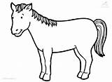 Horse Coloring Pages Animals Horses sketch template
