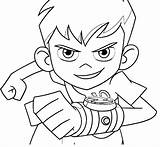 Laughing Coloring4free Ben10 1202 sketch template