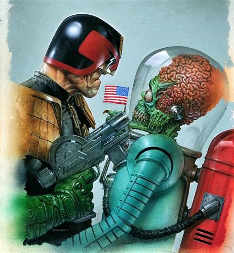 Pin By Sue L On Weird And Wonderful Art 1 Mars Attacks