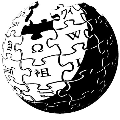 filewikipedia logo black  whitejpg
