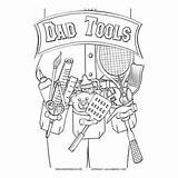 Tools Coloring Dad Pages Fathers Father Tool Coloringbliss Adult Printable Summer Dads Happy sketch template