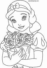 Coloring Pages Snow Disney Princess Fanpop Printable Kids Girls Book Crown Characters sketch template