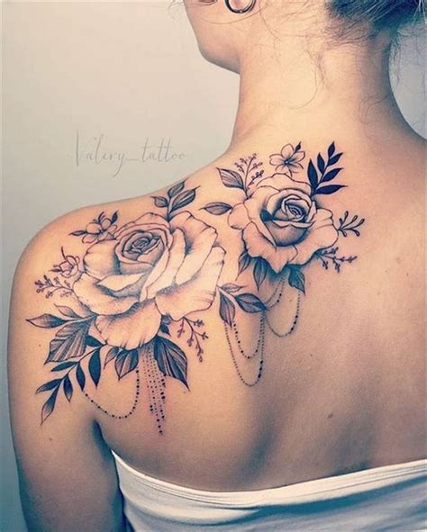 Back Shoulder Blade Tattoos For Females Insyaf
