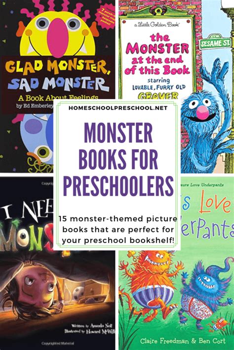 marvelous monster books  preschoolers