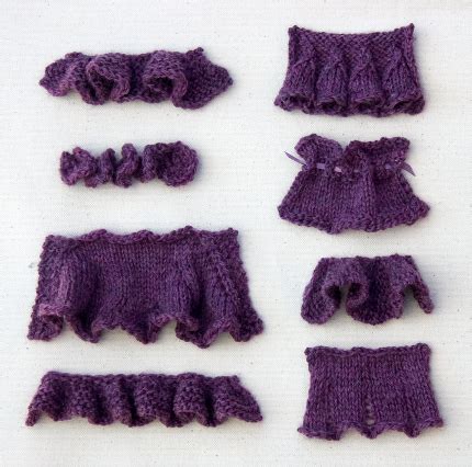 pin   week ways  knit ruffles knitting