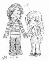 Holding Hands Couples Sketches Sketch Paintingvalley sketch template