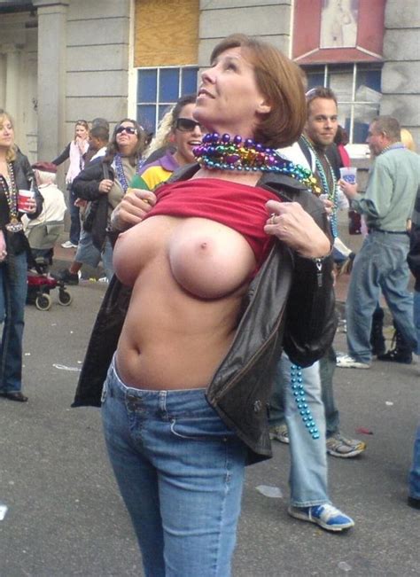 Mardi Gras Milf Topless In Jeans Sorted By Position