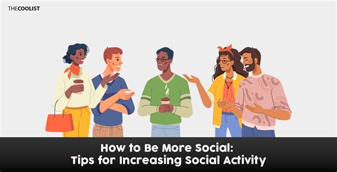 social tips  increasing social activity