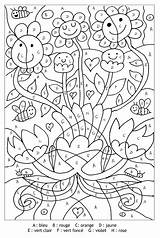 Coloring Magic Kids Cute Flowers Pages Few Details Print Educational sketch template