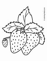 Coloring Strawberry Strawberries Kids Pages Fruits Printable Fruit Drawing Simple Nice Color Adult Wuppsy Print Colouring Getdrawings Shortcake Colored Oranges sketch template