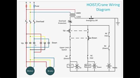 wiring diagram  electric hoist