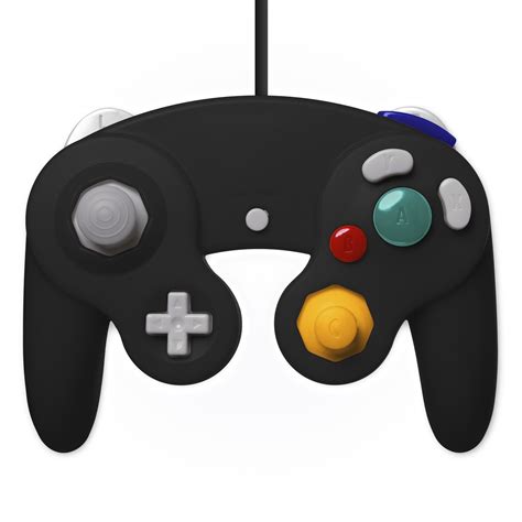 gamecube controller wired black