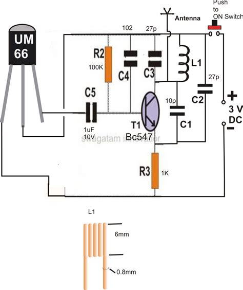 fm remote control circuit   fm radio