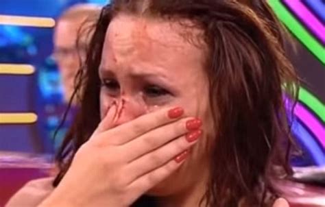 russian woman is punched in the face by fellow contestant over