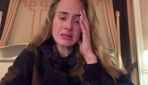 adele tearfully reveals her las vegas residency is being postponed one