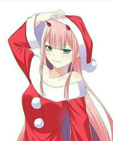 anime pfp christmas zero two