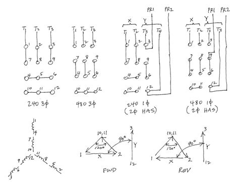 diagram  phase  volt motor wiring diagram mydiagramonline