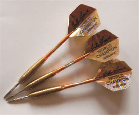 john lowe tungsten titanium golden darts    john  legend  darts
