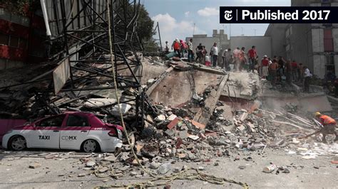 el terremoto de méxico en imágenes the new york times