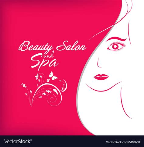 beauty salon  spa royalty  vector image