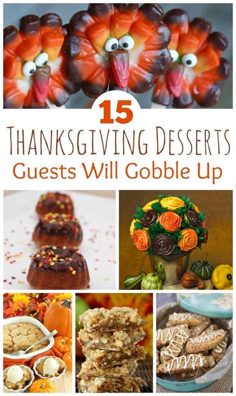 15 thanksgiving desserts that your guests will gobble