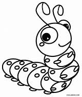 Caterpillar Coloring Pages Printable Kids Caterpilla Beginners Color Print Cool2bkids Hungry Very Getcolorings 출처 sketch template