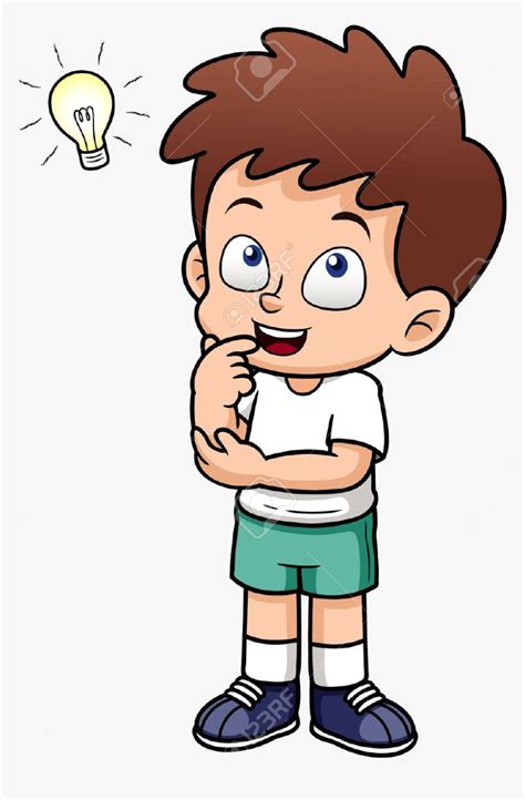 thinking child clipart transparent png child thinking clipart png