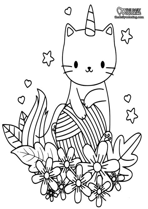 cat coloring pages   daily coloring