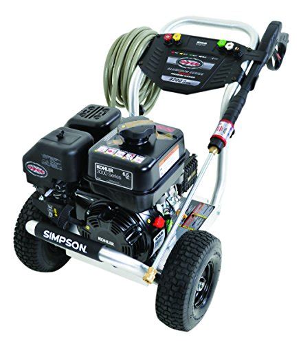 simpson cleaning alh   psi   gpm gas pressure washer powered  kohler  aaa