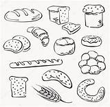 Bread Whole Illustration Set Stock Grain Vector Coloring Pages Toast Depositphotos Template Bioraven sketch template