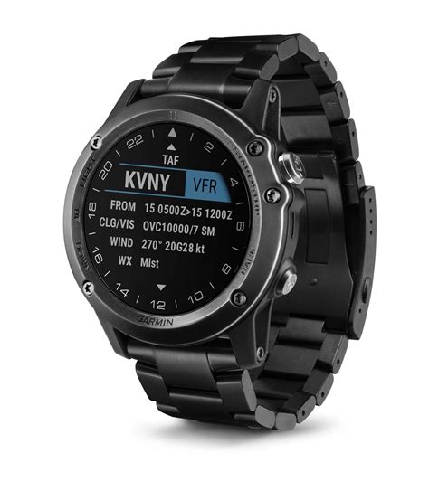 orologio gps garmin d2 bravo pilot da aviazione edizione titanio cardio