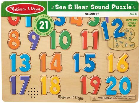 numbers sound puzzle homewood toy hobby