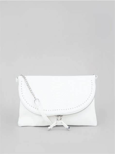 white clutch bag  fashion bags