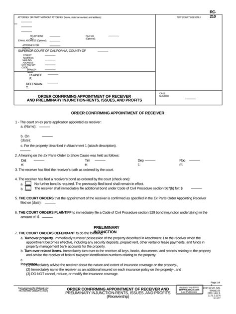 ca preliminary injunction form fill   sign printable  template signnow