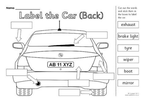label  car set sb sparklebox