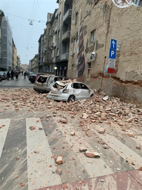 magnitude earthquake hits zagreb croatia  video foreign affairs nigeria