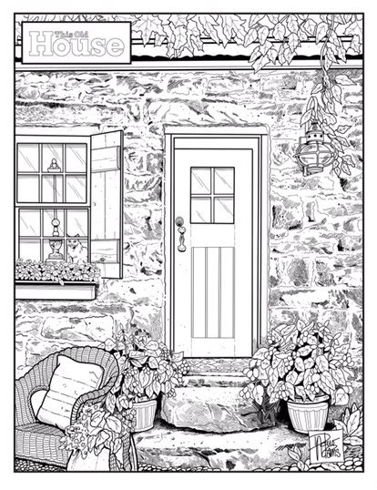 house coloring contest cindy