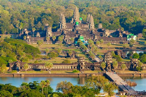 die wichtigsten angkor tempel des archaeologischen parks  kambodscha