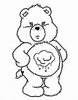 Grumpy Bear Coloring sketch template