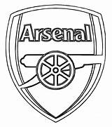 Arsenal Logo Coloring Pages Print Soccer Football Printable Choose Board Cool Sheets sketch template