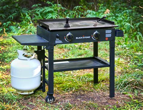 blackstone   outdoor flat top gas hibachi grill griddle station  burner ebay