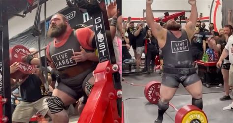 absolute legend daniel bell sets  time raw  wraps world record   lb total