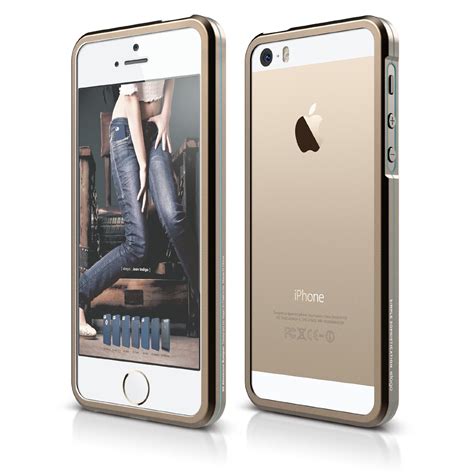 S5 Aluminium Bumper Case For Iphone 5 5s Se Champagne