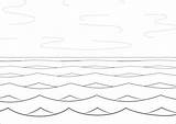 Olas Stampare Morze Kolorowanka Ocean Fale Mares Druku Disegnare Supercoloring Obraz Rysunek sketch template