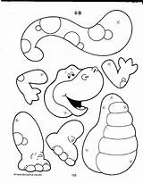 Cut Paste Coloring Pages Animals Christmas Getdrawings sketch template