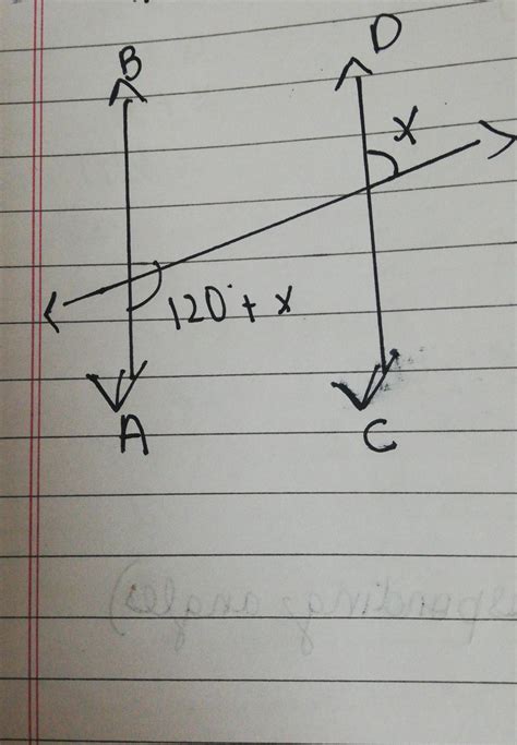Ab Is Parallel To Cd Find X