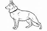 German Shepherd Coloring Pages Lineart Dog Color Puppy Kids Print Deviantart Baby Printable Dogs Cute Christmas Getcolorings Pencil Prints Popular sketch template