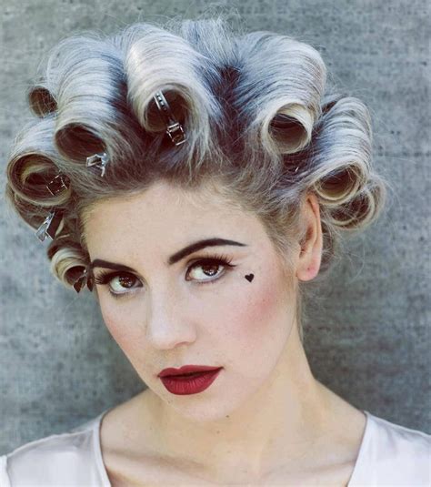 sausage curls marina   diamonds pinterest