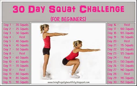 Living Frugally Beautifully 30 Day Fitness Challenge