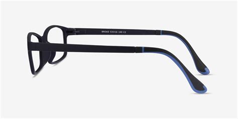 broad rectangle navy frame eyeglasses eyebuydirect